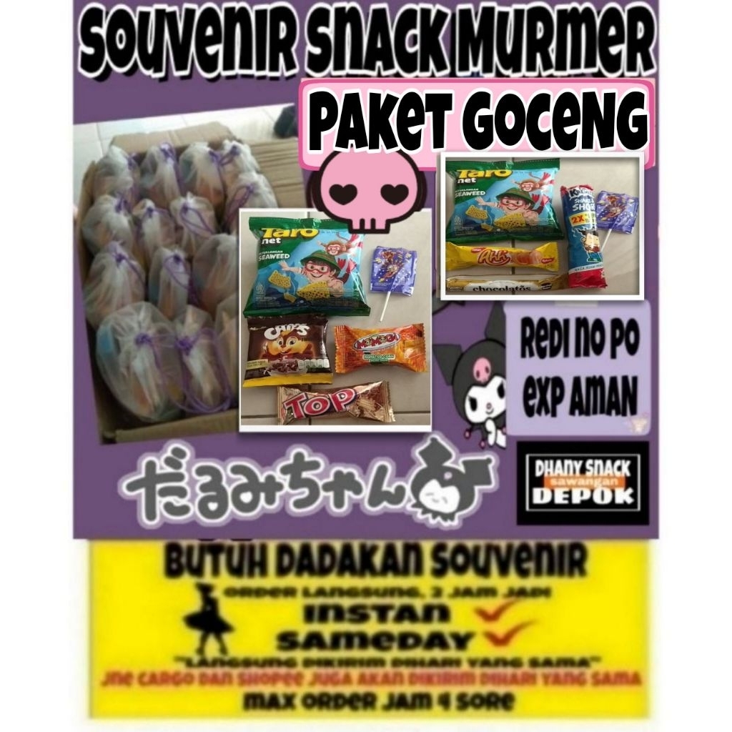 

Paket Snack ulang tahun anak / paket ultah anak /hampers ultah /souvernir snack