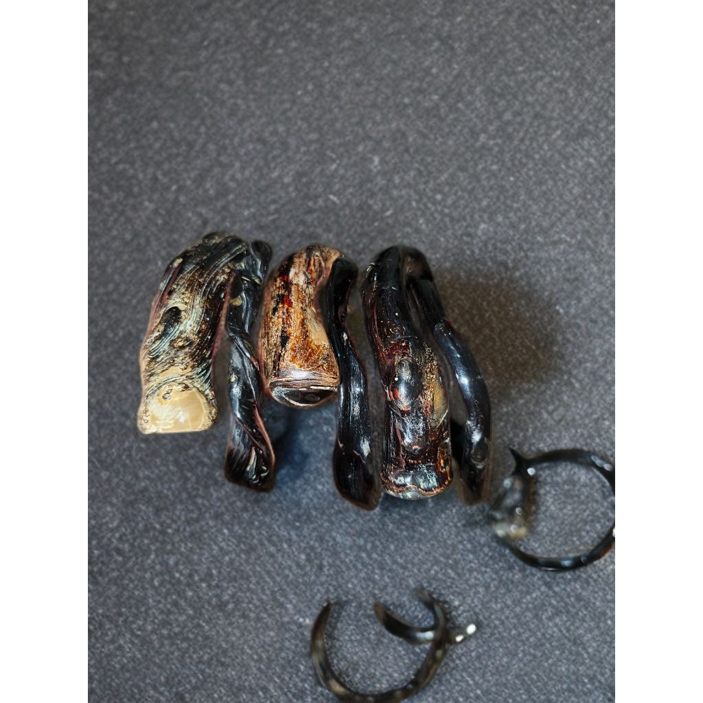 Gelang akar bahar besar asli papua/Oleh2 khas papua