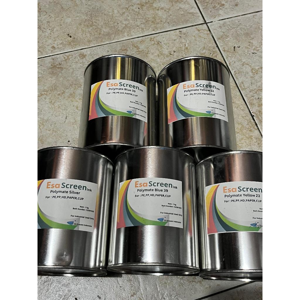 

Cat, Tinta sablon Esa Screen (sablon plastik,paper,cup) 1kg