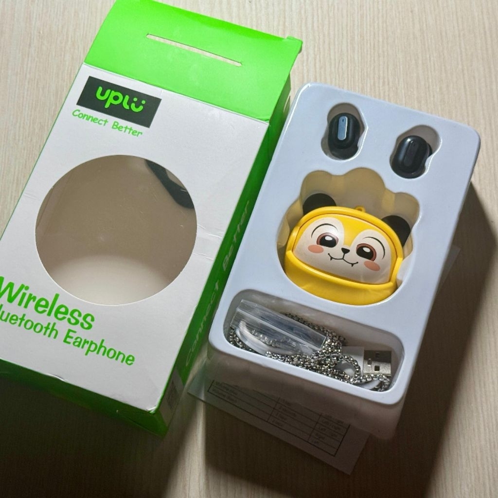 UPLU True Wireless Bluetooth Earphone Mini Earbuds Headset Audio Bass Stereo Sound TWS Second Prelov