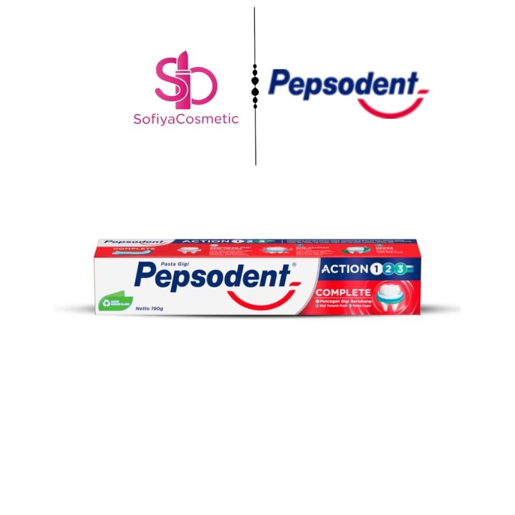 Pepsodent Pasta Gigi Action 123 Complete