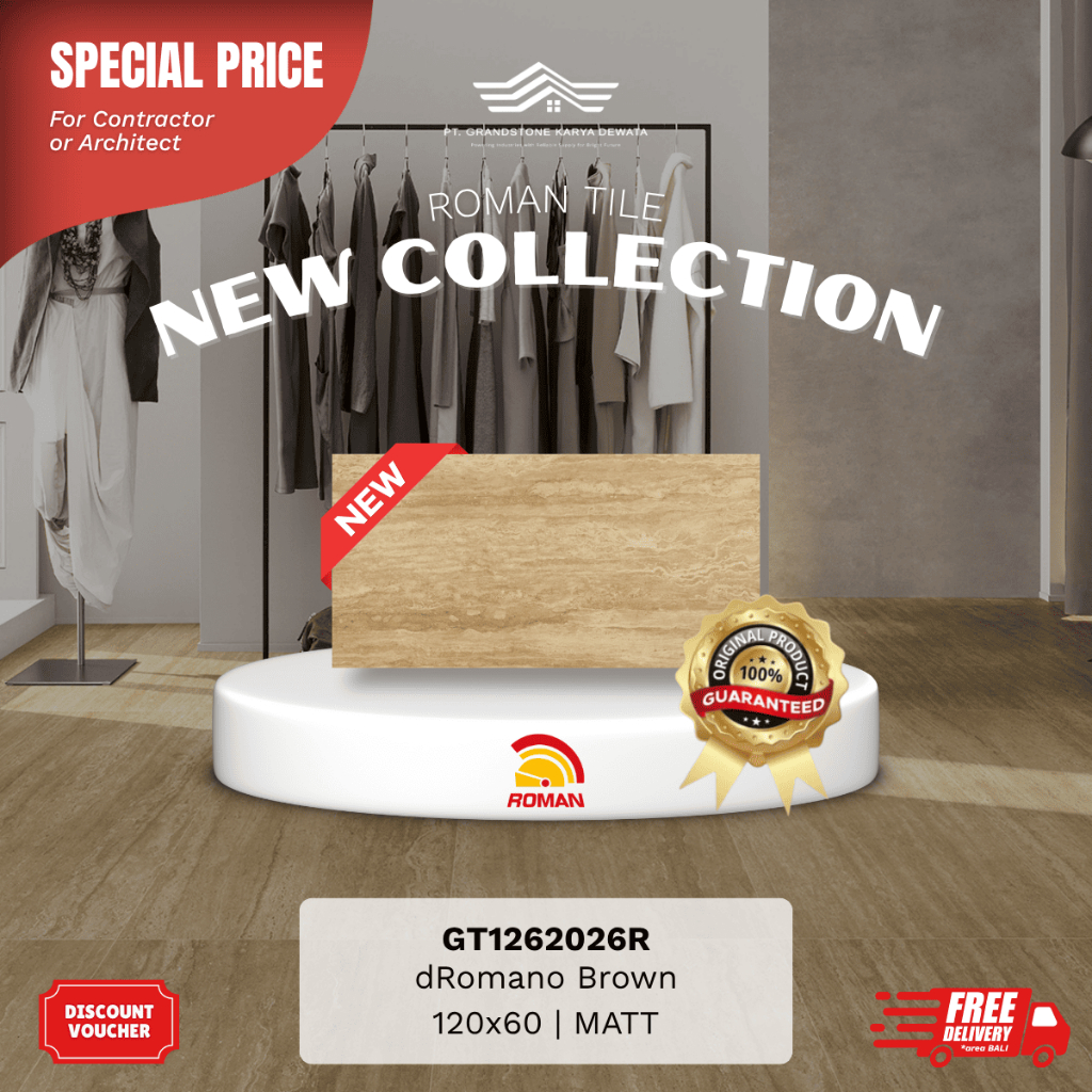 ROMAN GRANITE AGT1262026R dRomano Brown 120x60 [GRADE A]