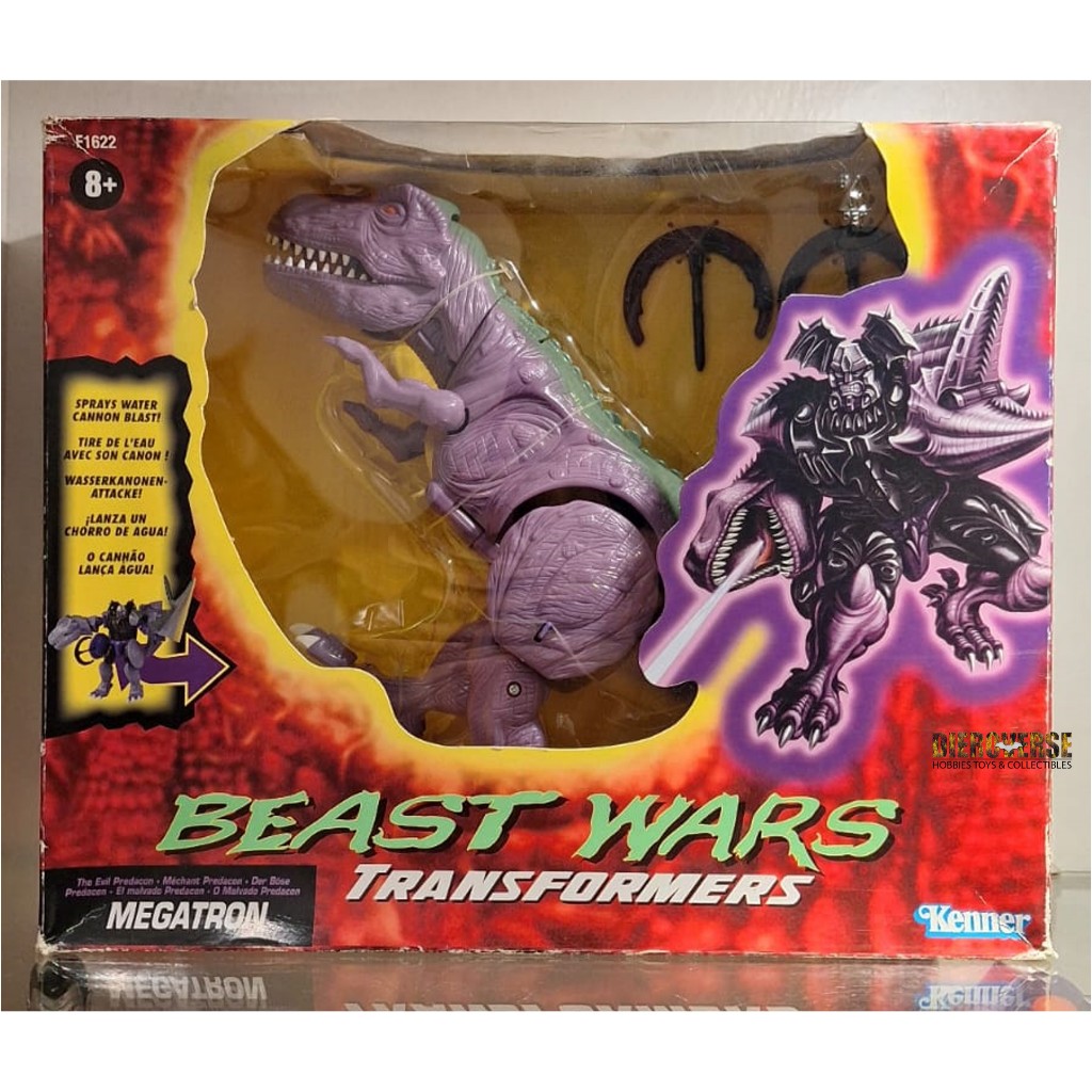 HASBRO TOYS KENNER TRANSFORMERS BEAST WAR MEGATRON T-REX TYRANOSAURUS ACTION FIGURE ORIGINAL MISB RA