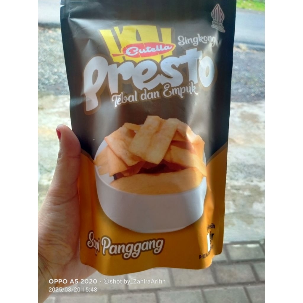 

kripik singkong presto kemasan 180g