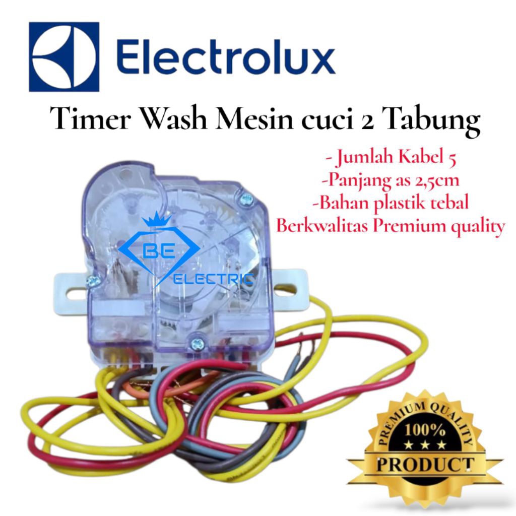 TIMER WASH MESIN CUCI ELECTROLUX 5 KABEL 2 TABUNG TIMER ELECTROLUX