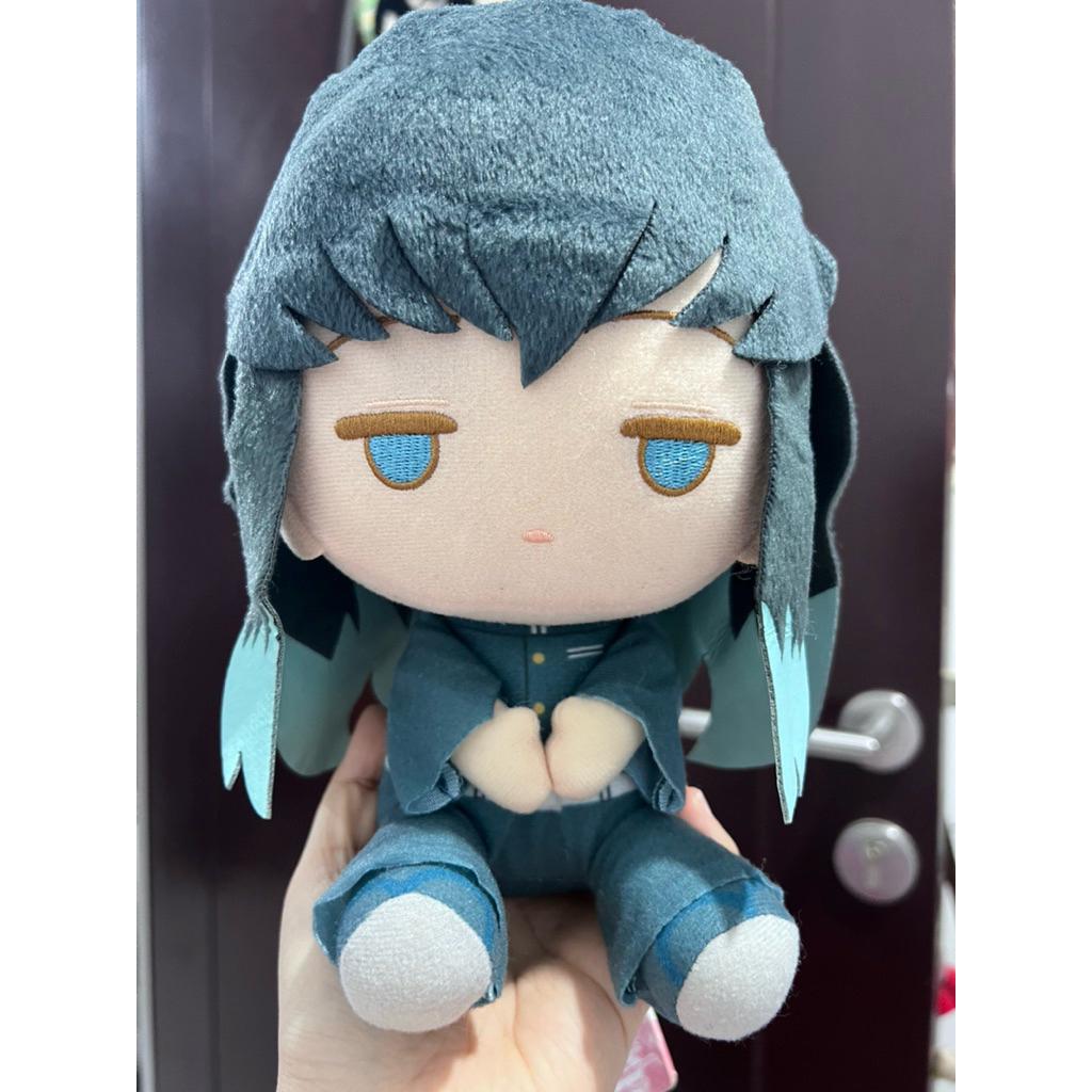 Boneka Anime Muichiro Tokito karakter film kartun Demon Slayer 22 Cm