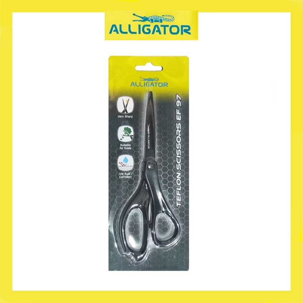 

Gunting Scissor Alligator Black Edition EF 97 / Teflon Scissor EF97