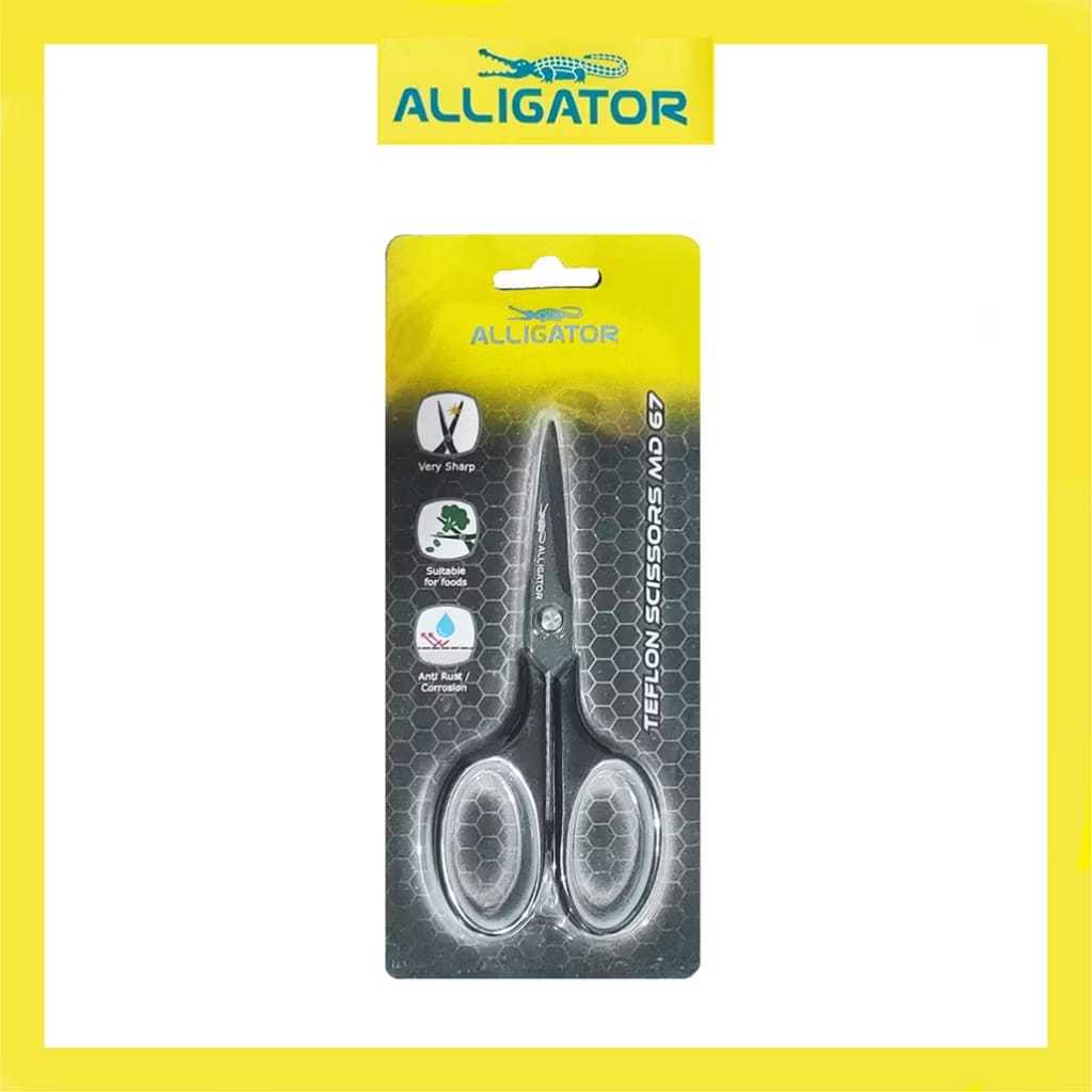 

Gunting Scissor Alligator Black Edition MD 67 / Teflon Scissor MD67