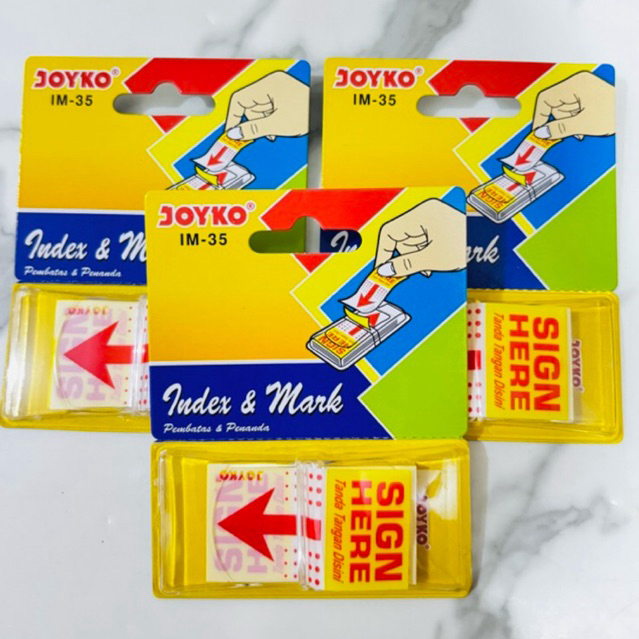 

Sign Here Joyko IM-35 Plastik / Index&Mark / Penanda Halaman