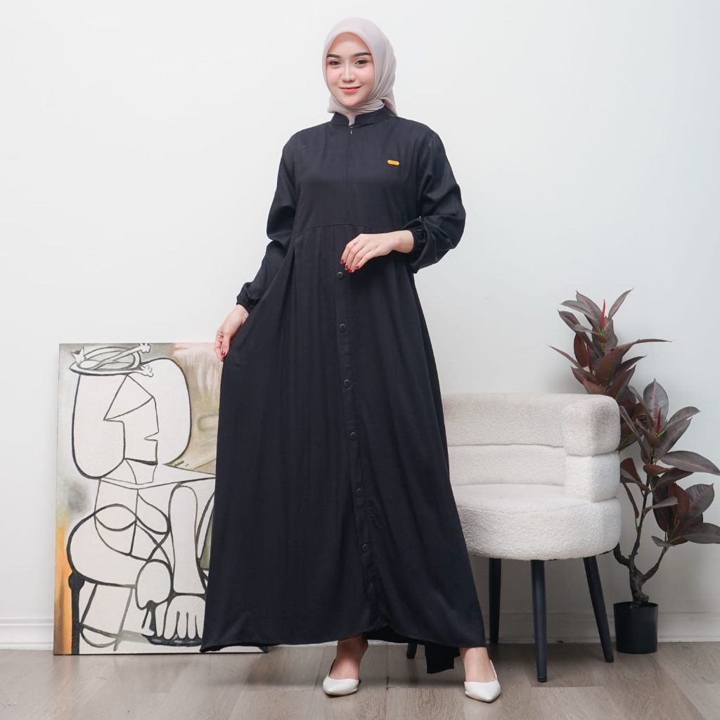 gamis elvira hitam