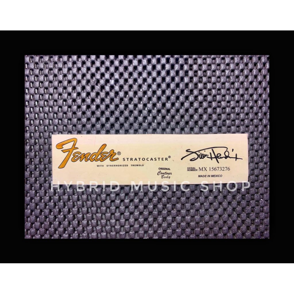 Decal Water Slide Fender Jimi Hendrix Stratocaster Mexico