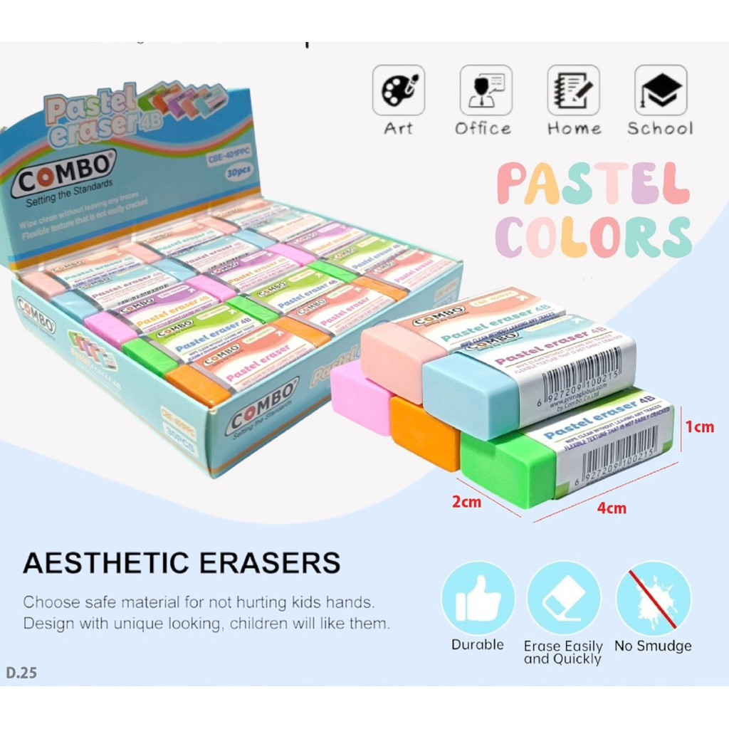 

Penghapus Pensil Warna Pastel Colour 4B
