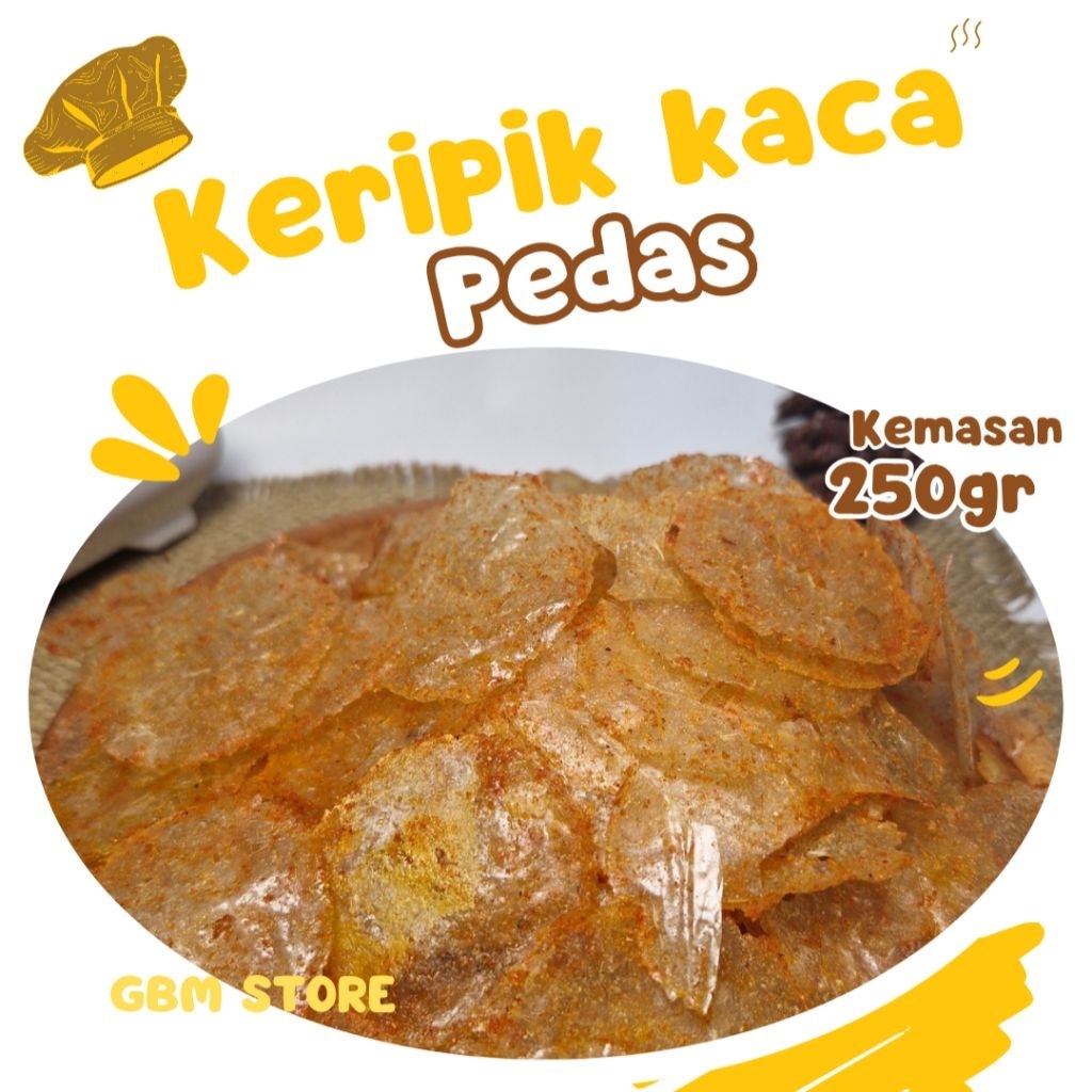 

Keripik kaca pedas daun jeruk 250 gram