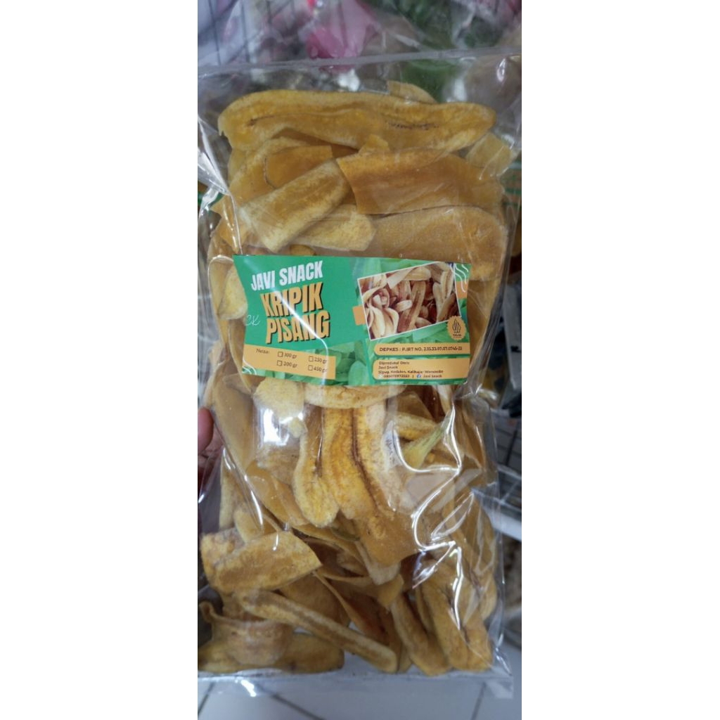 

keripik pisang gurih asin