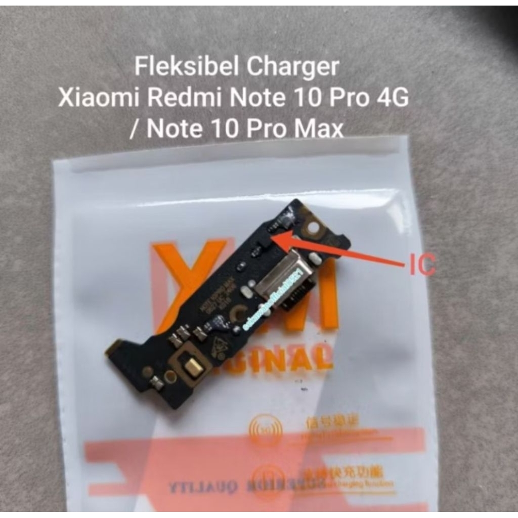 Konektor Charger Fleksibel Charger XIAOMI REDMI NOTE 10 PRO / NOTE 10 PRO Max Original Flexible Papa