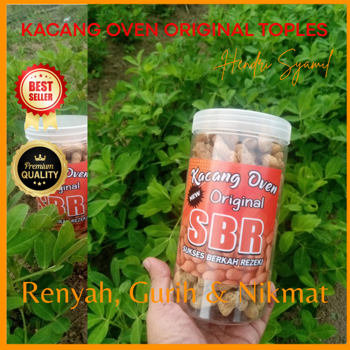 

Kacang Sangrai Oven Toples 300gr | Cemilan Kacang Renyah