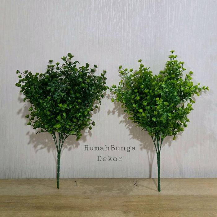 Rumput Daun Eucalyptus Premium Artificial / Rumput Daun Ekaliptus Rimbun Artificial ( Ada 2 Warna )