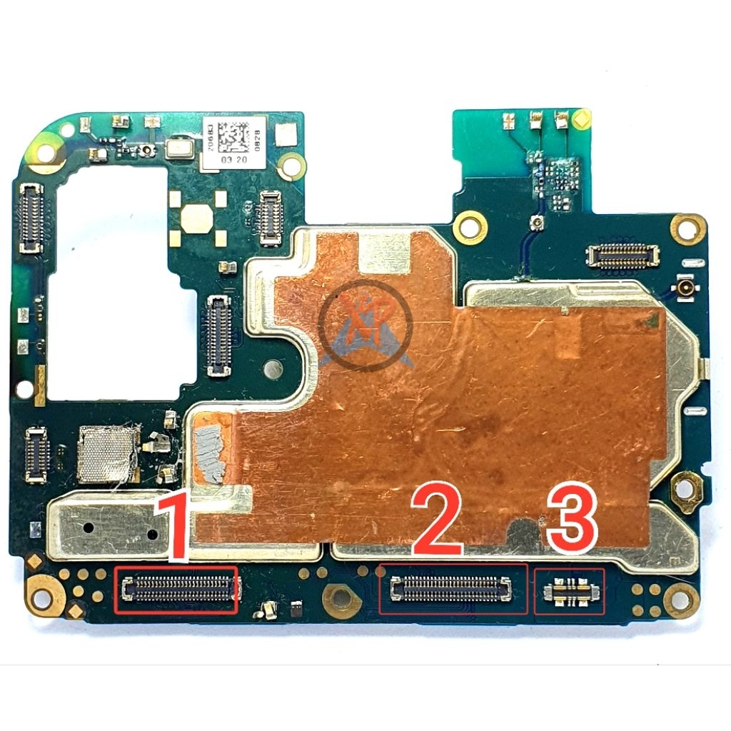 Soket konektor di mesin realme 7 pro fpc on board ori copotan