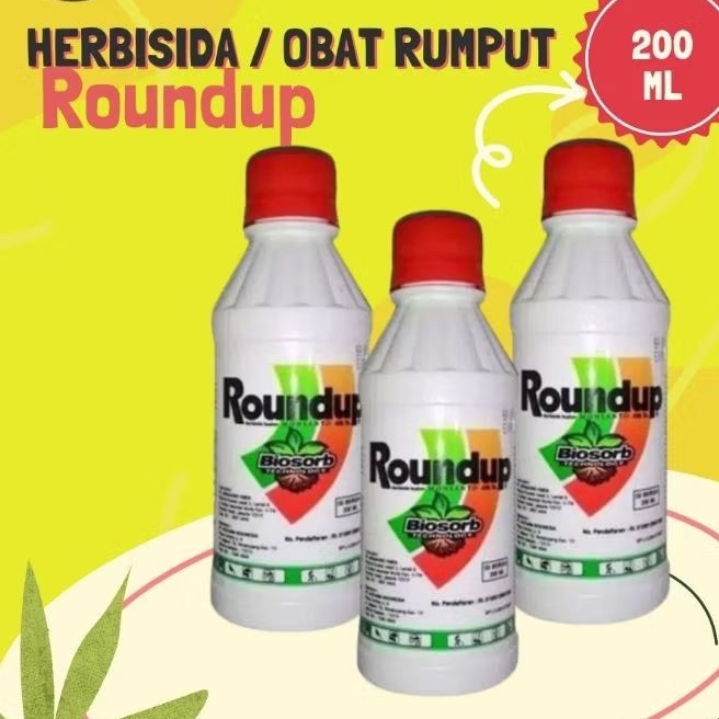 ROundUp 200ml | roundup herbisida | ROUNDUP pembasmi rumput | PEMBASMI gulma | HERBISIDA RUMPUT