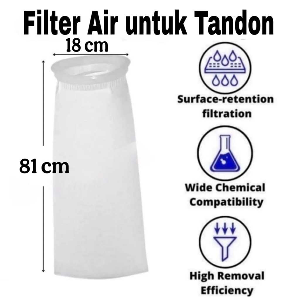 FILTER AIR SUMUR TOREN TANDON UNTUK AIR KERUH DAN BAU , PANJANG 81 CM