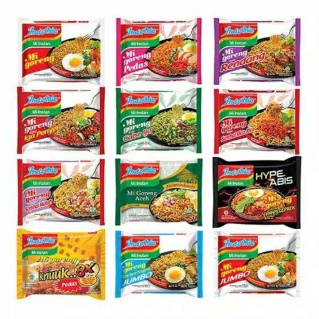 

Indomie - Tersedia Berbagai Varian Rasa