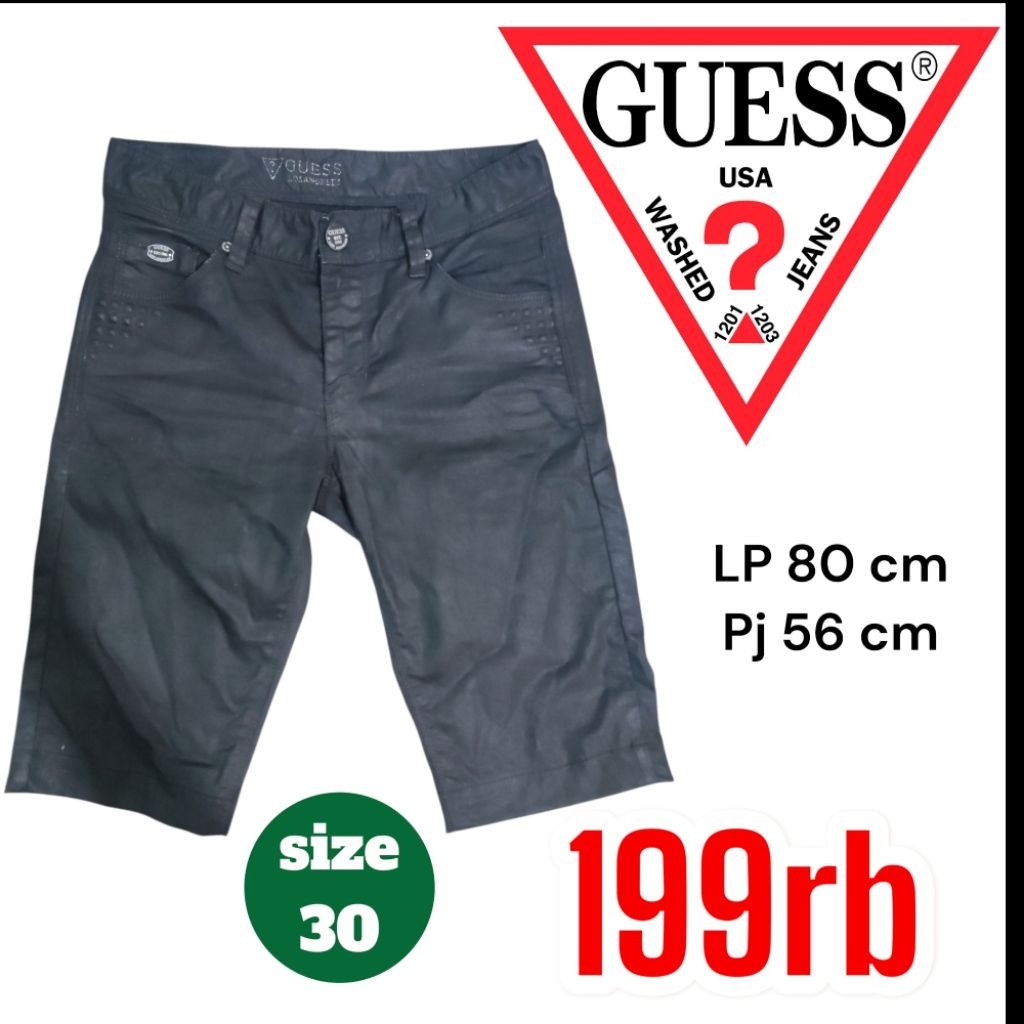 Celana Pendek GUESS original rework