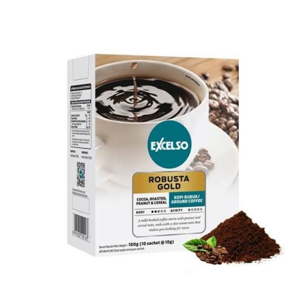 

Excelso Robusta Gold 100 gram - Ground / Bubuk