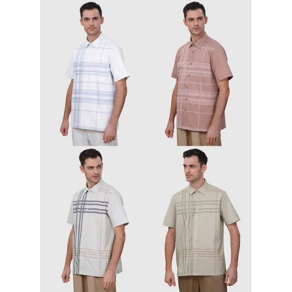 [baca deskripsi‼️] BUTTONSCARVES RIGA ENLARGED MEN SHIRT CHECKED MEN SHIRT KEMEJA PRIA KEMEJA KANTOR