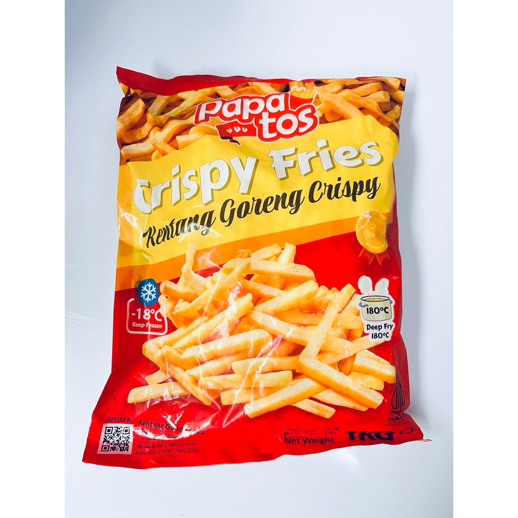 

Kentang goreng PAPATOS crispy fries 1kg