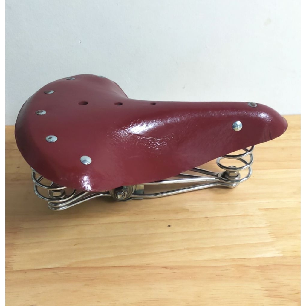 Jok Sadel Sepeda Onthel Coklat Baru