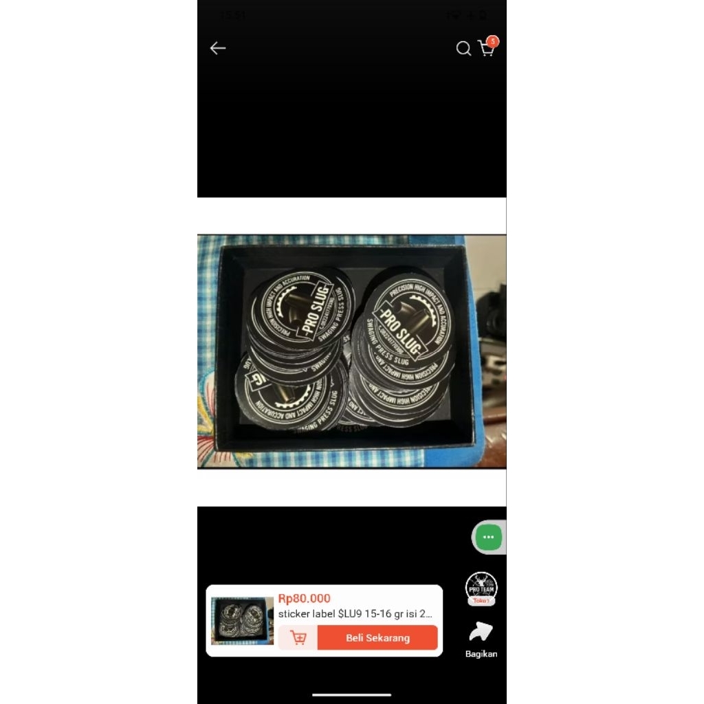 

sticker label $LU9 24 grain