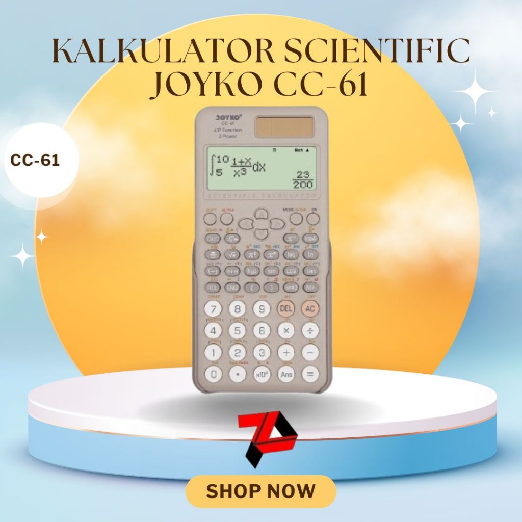 

Kalkulator Scientific Joyko CC-61 (417 function)