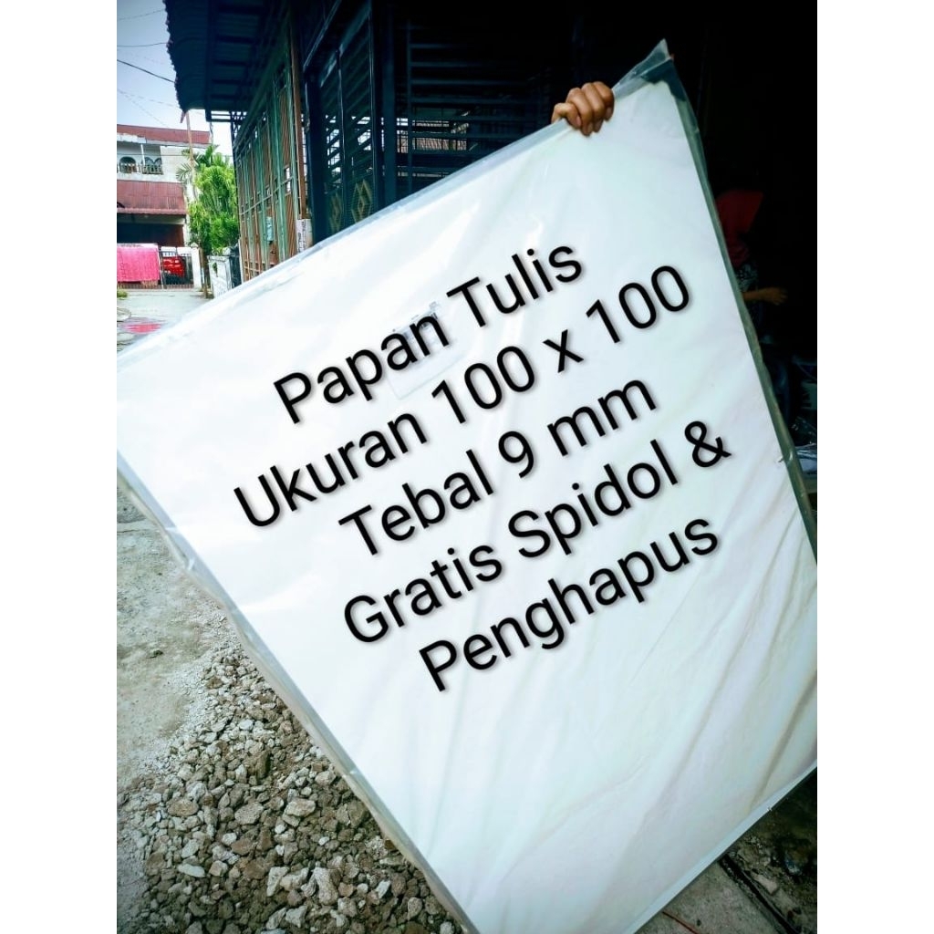 

Papan Tulis Ukuran 100 x 100 Gratis Spidol Penghapus