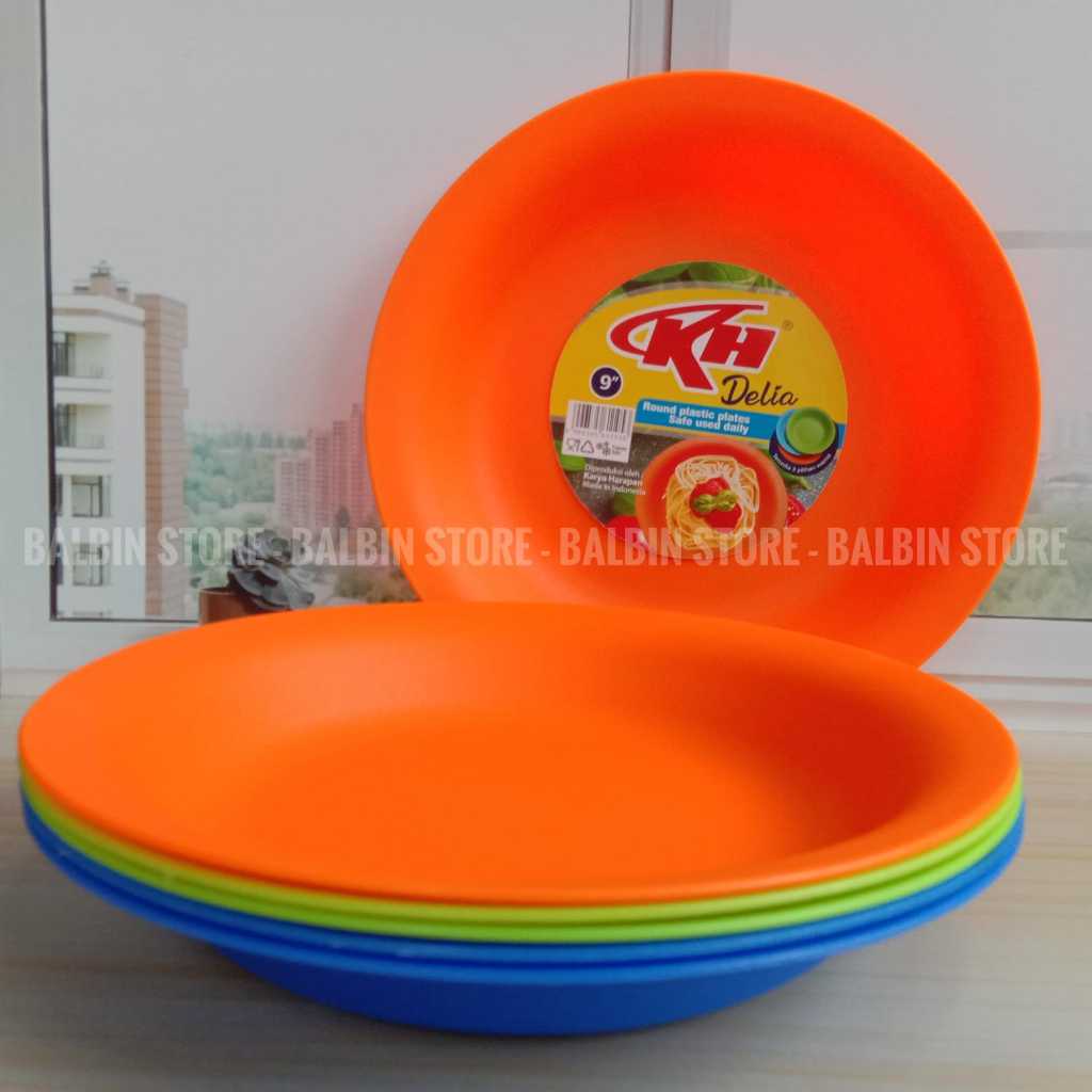 promo 6 pcs piring lodor persegi panjang/piring saji/piring lauk/piring prasmanan /piring plastik mu