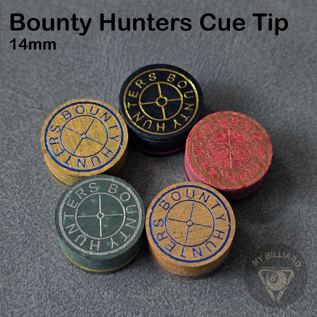 Bounty Hunter Cue Tip Billiard 14mm - Master Tip Billiar Layer