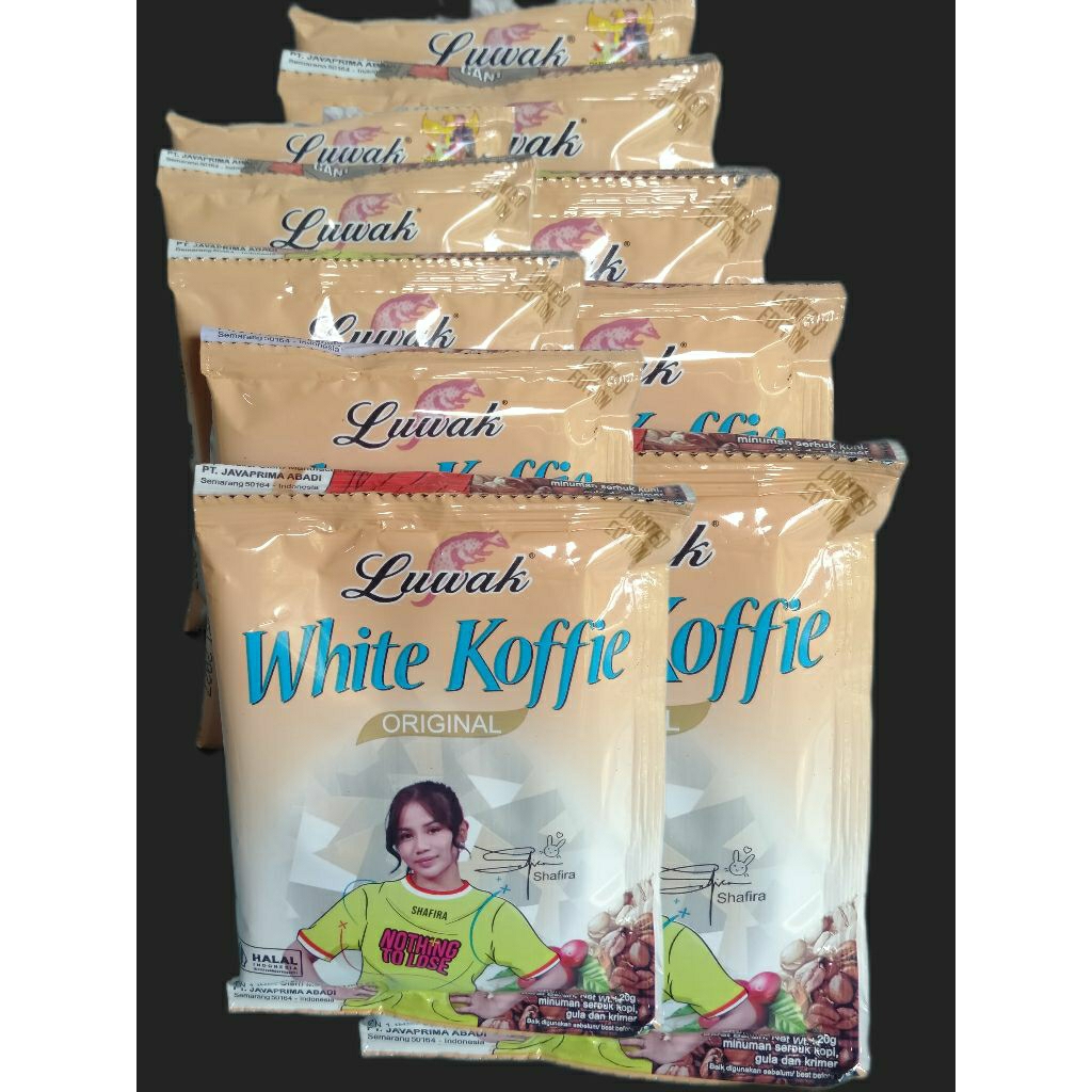 

Luak White Coffie isi 10 Sashet