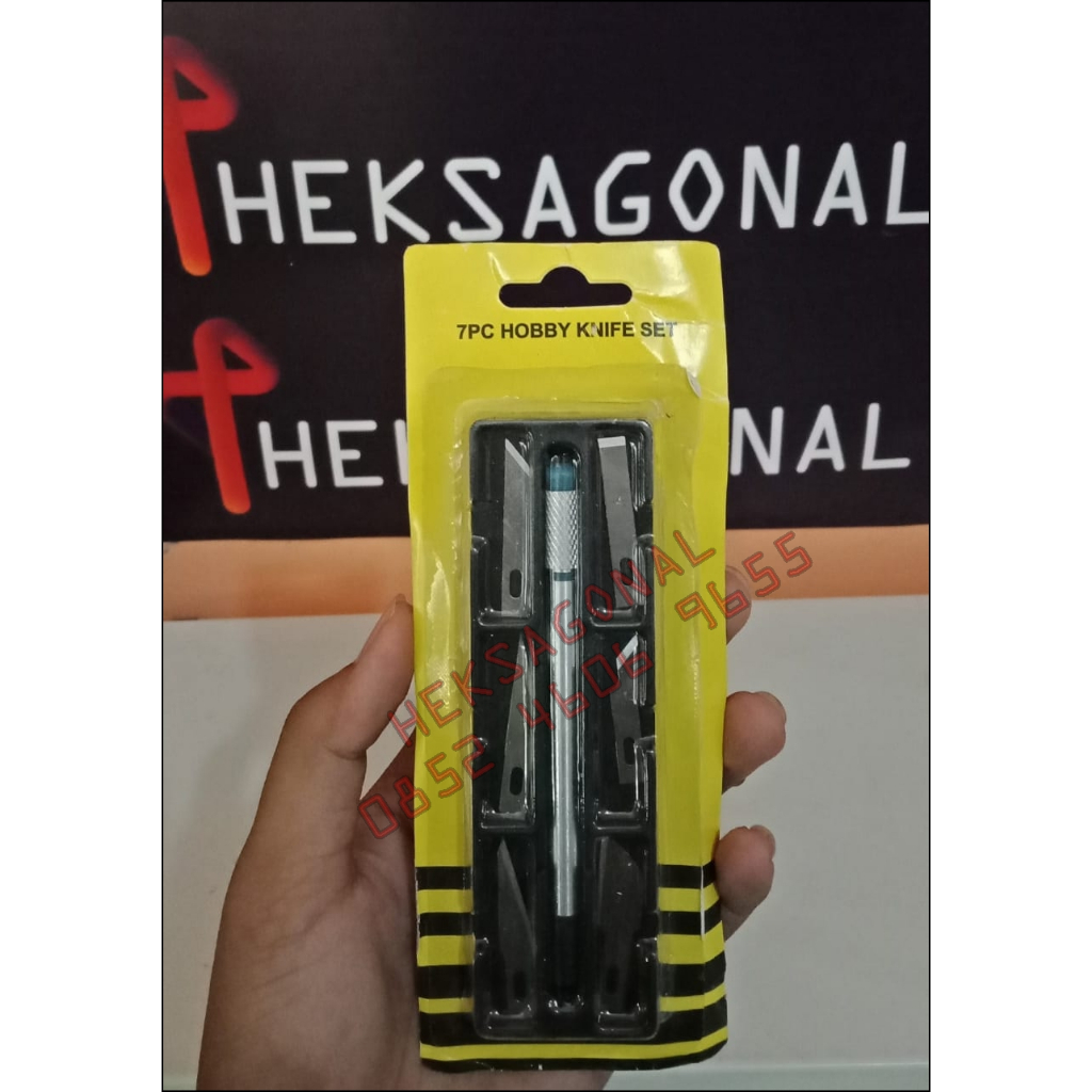 

7pcs Hobby Knife Sat Pisau Ukir BPN