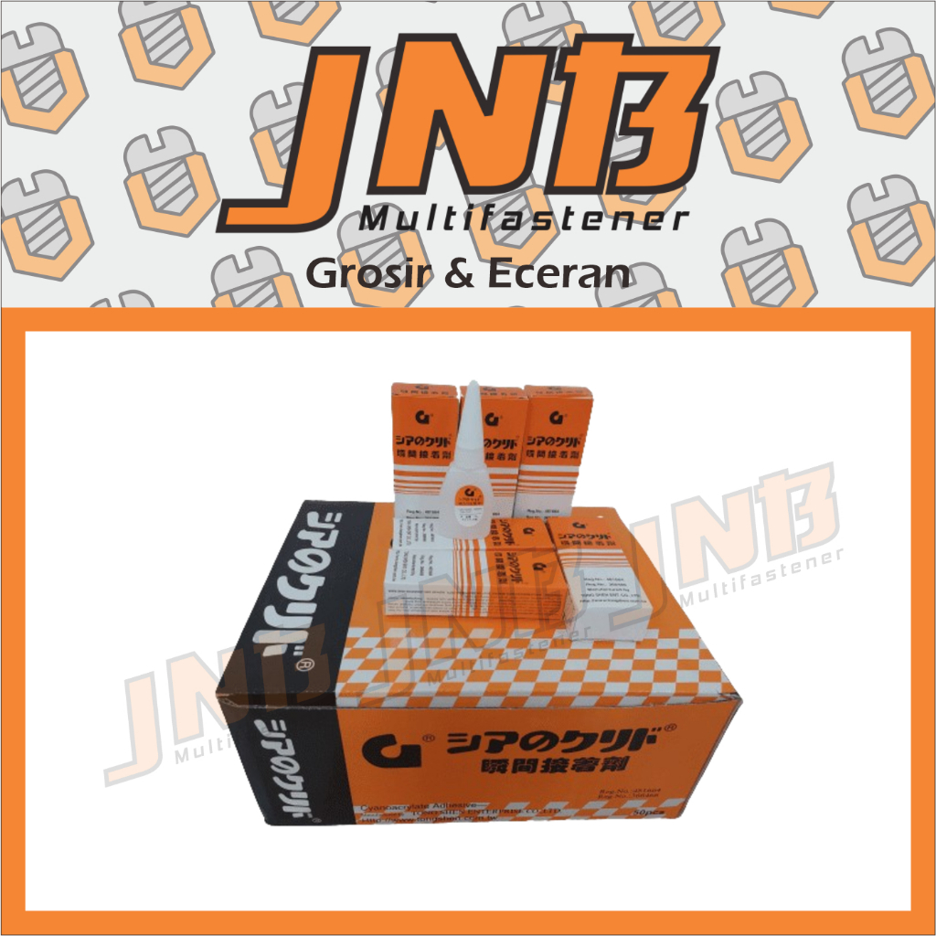 

1 Box Lem G Barcode Korea Tetes Lem Setan Instant Glue Super Glue Lem Ajaib Lem Cina CA-303