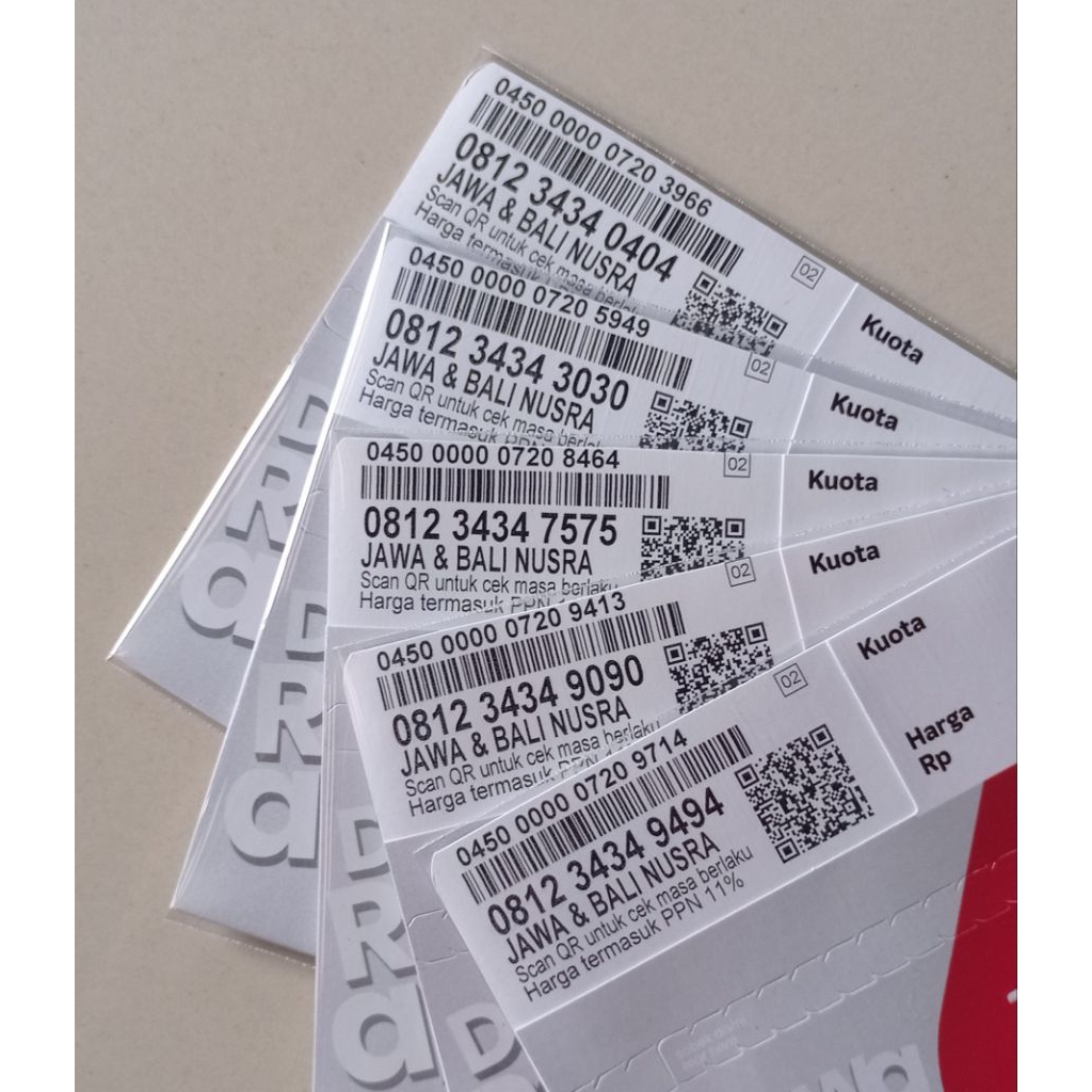 Nomor Cantik Telkomsel Prabayar Seri ABAB CDCD