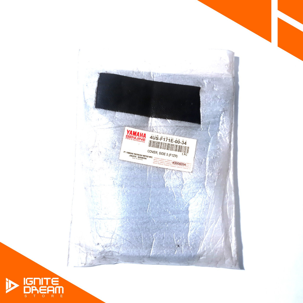 COVER SIDE 5 / Pad Sambungan Body Belakang Yamaha F1ZR tipe Standar Biru BC3 4US-F171E-00-34