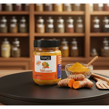 

TEMULAWAK BUBUK, Serbuk Temulawak Alami, Original, Murni | Sehat, Alami, Tanpa Campuran [KEMASAN 75gram]