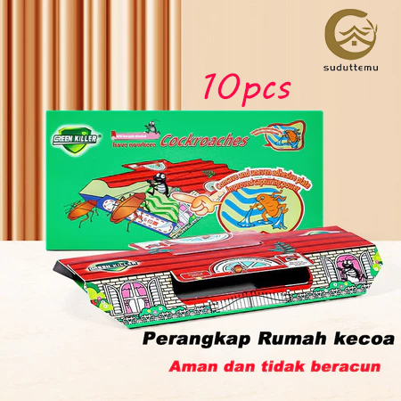 10 Pcs Perangkap Rumah kecoa perangkap kecoa jebakan kecoa/Jebakan Kecoa Pembasmi Kecoa Ampuh