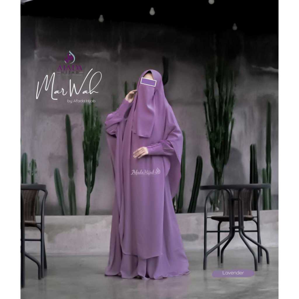 NEW GAMIS SYARI BABY YORIS (MARWAH BY AFADA HIJAB SET KHIMAR)