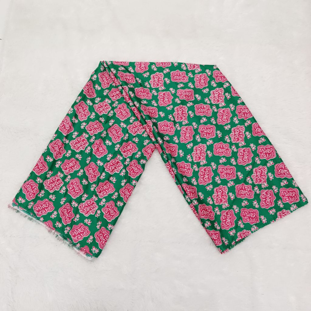 kain batik Bkmm  Semi Sutra/ Badan Koordinasi majlis Ta'lim / Batik Bkmm Eceran / Meteran