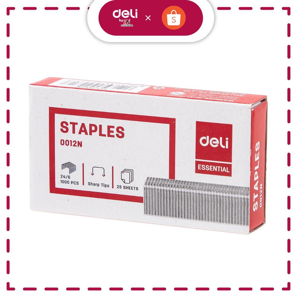 

Deli Staples(Silver) (Box) E0012N