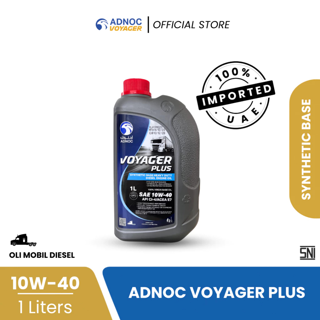Oli Mobil Diesel ADNOC Voyager Plus 10W40 - 1 Liter