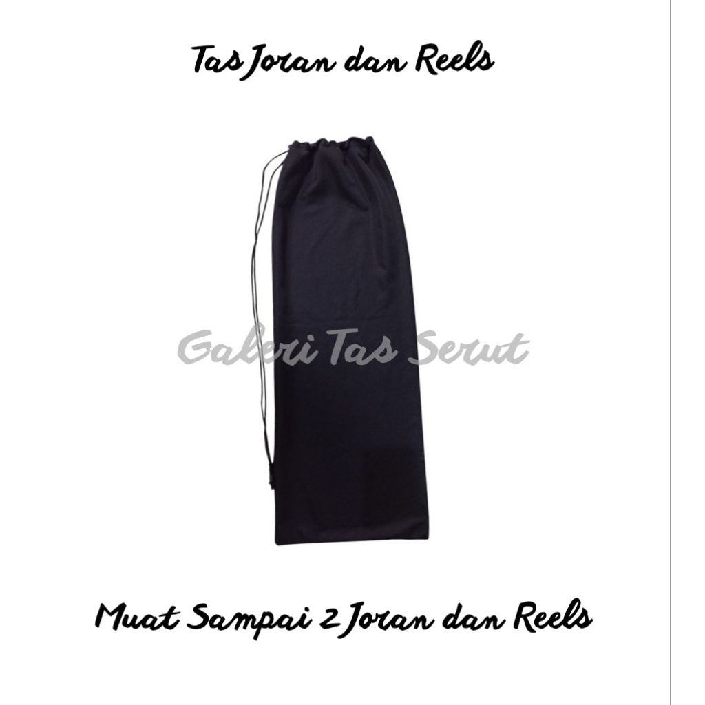 Tas Serut Joran Pancing dan Reel Bahan Tebal