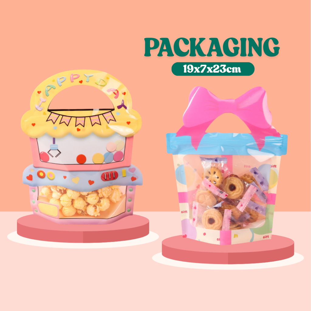 

Plastik Goodie Bag Happy Day Packaging Ulang Tahun Ziplock Snack Kue Cookies Zipper Motif Pita Pink Kemasan Souvenir Hampers Birthday Lucu Unik Hadiah Kado Gift