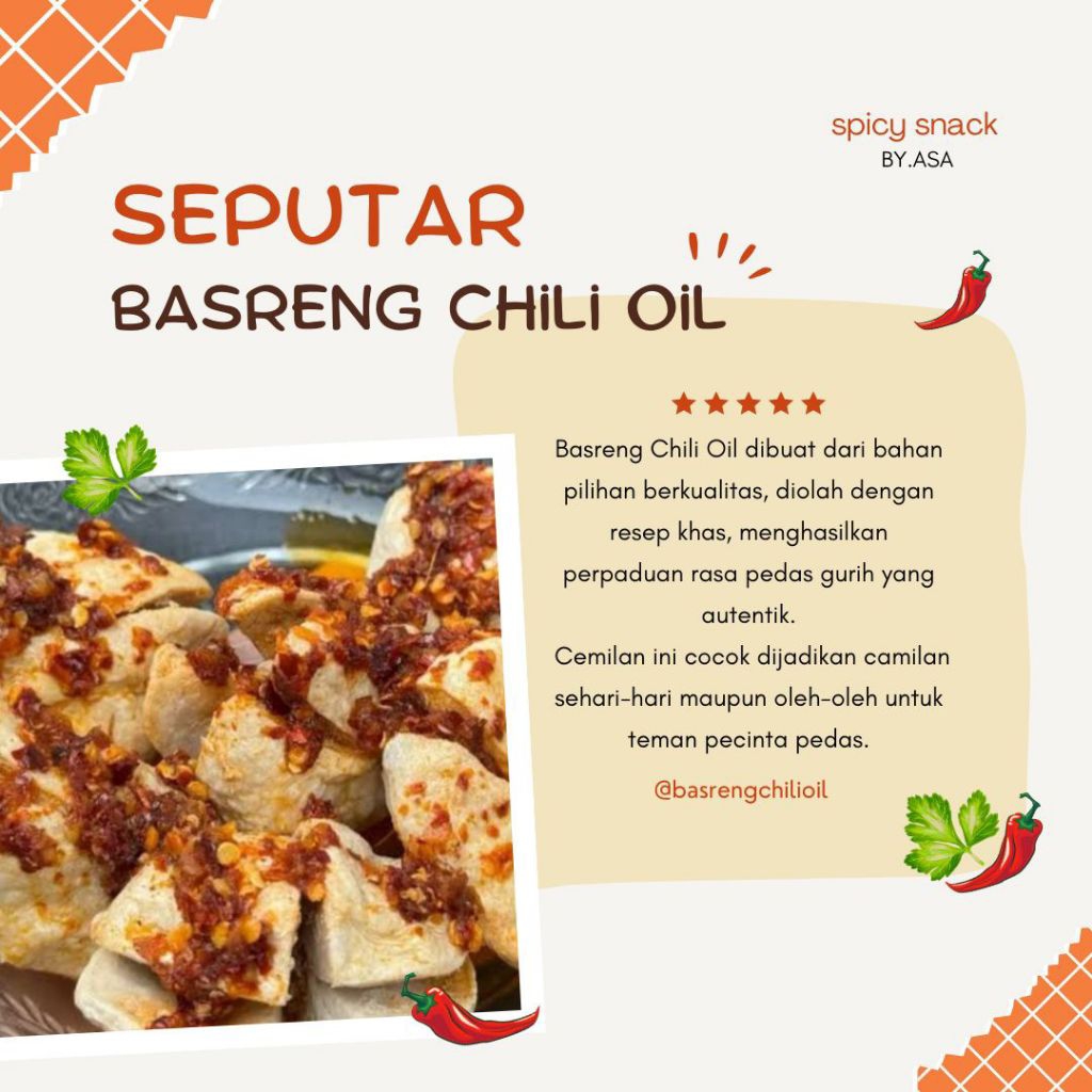 

Basreng Chili oil