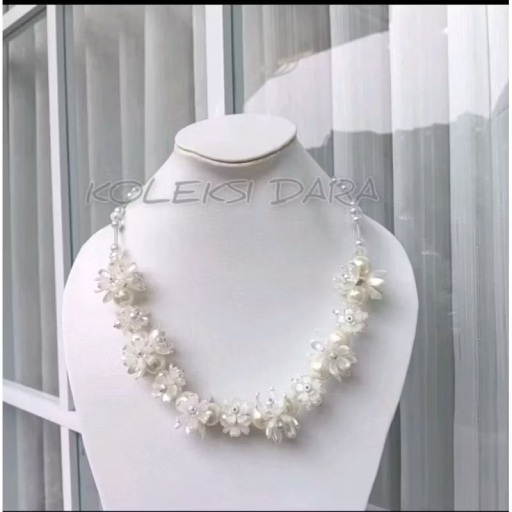 Kalung Mutiara / Kalung Daily Hijab / Kalung Kristal / Kalung hijab / Kalung Aksesoris |